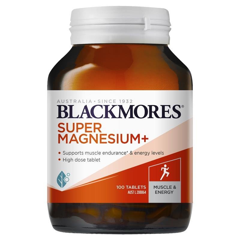 [Expiry: 10/2025] Blackmores Super Magnesium Plus 100 Tablets