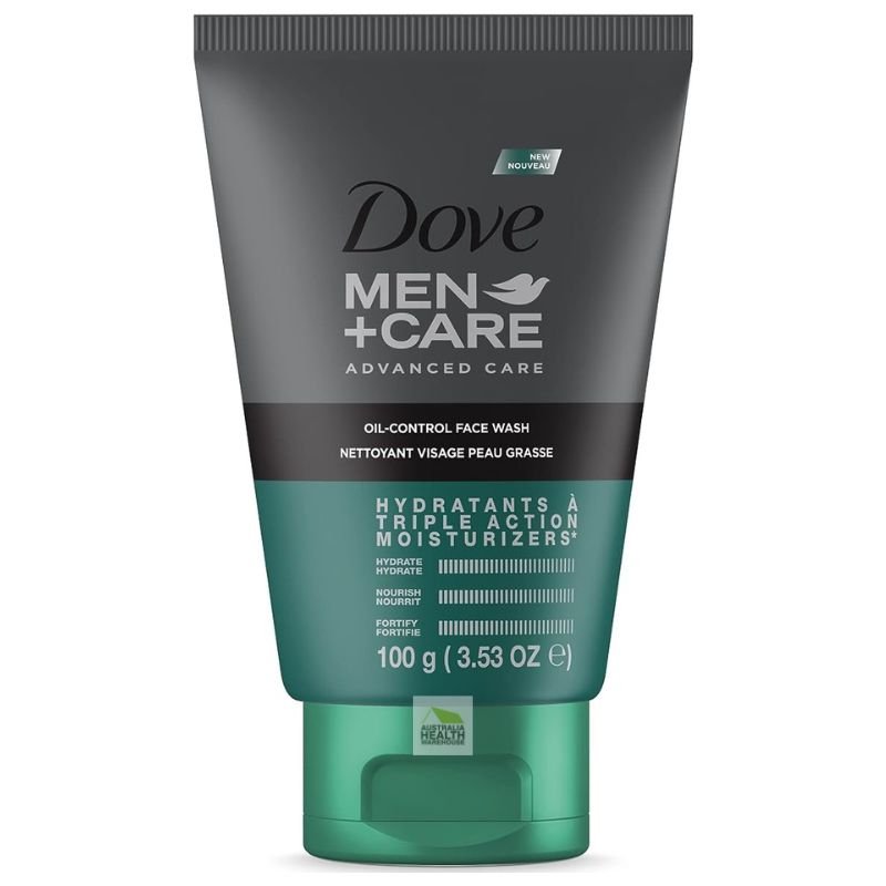 Dove Men + Care Oil-Control Face Wash 100mL August 2025