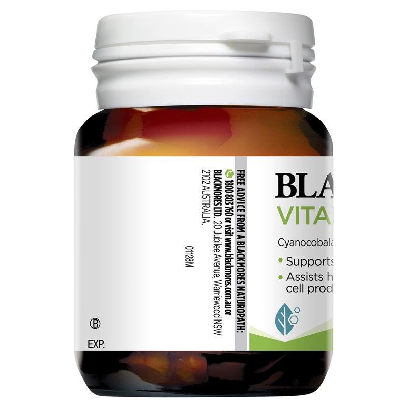Blackmores Vitamin B12 75 Tablets October 2025