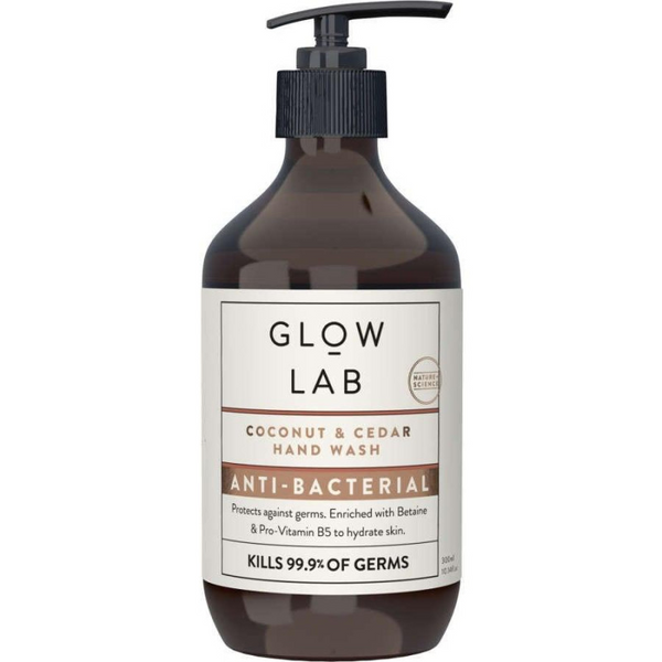 Glow Lab Coconut & Cedar Hand Wash Antibacterial 300mL April 2024