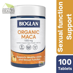 Bioglan Organic Maca 1000mg 100 Tablets May 2025