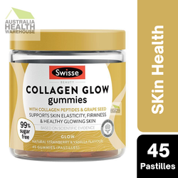 [CLEARANCE] Swisse Beauty Collagen Glow 45 Gummies February 2024