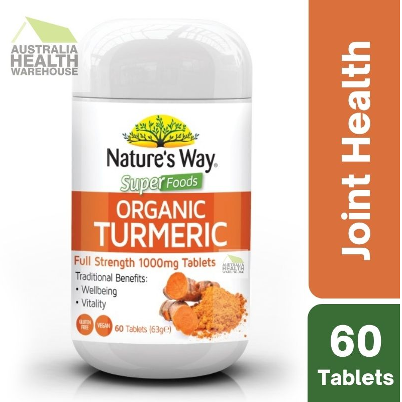 [Expiry: 08/2024] Nature's Way Superfoods Turmeric 60 Tablets