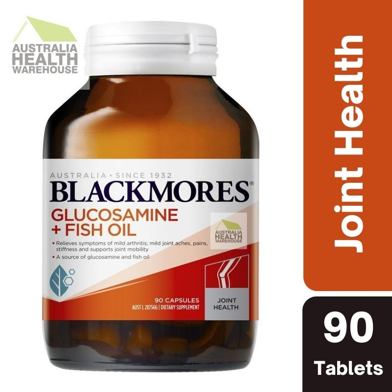 [Expiry: 04/2025] Blackmores Glucosamine + Fish Oil 90 Capsules