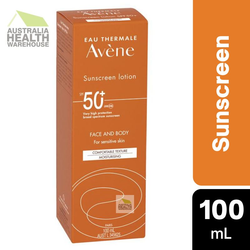 Avène Sunscreen Lotion SPF 50+ Face & Body For Sensitive Skin 100mL July 2025