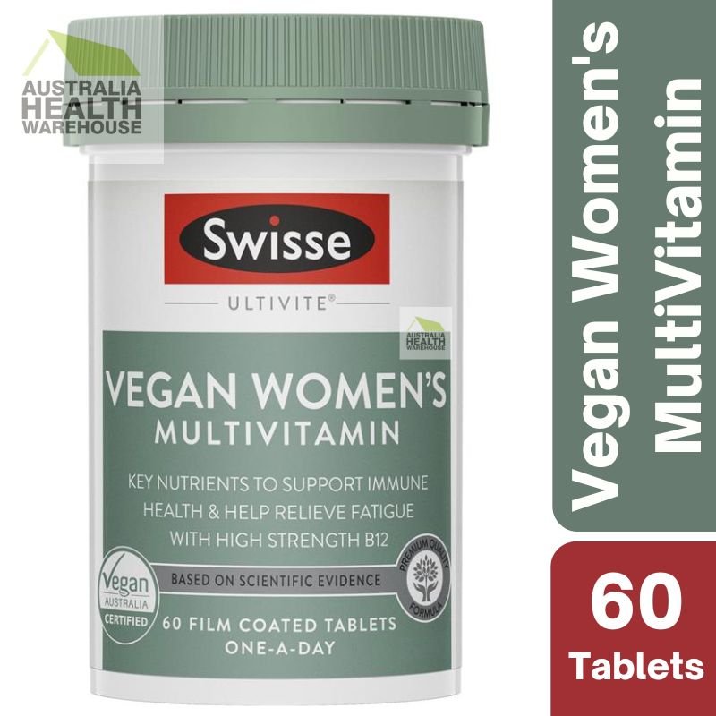 Swisse Ultivite Vegan Women's Multivitamin 60 Tablets  June 2024