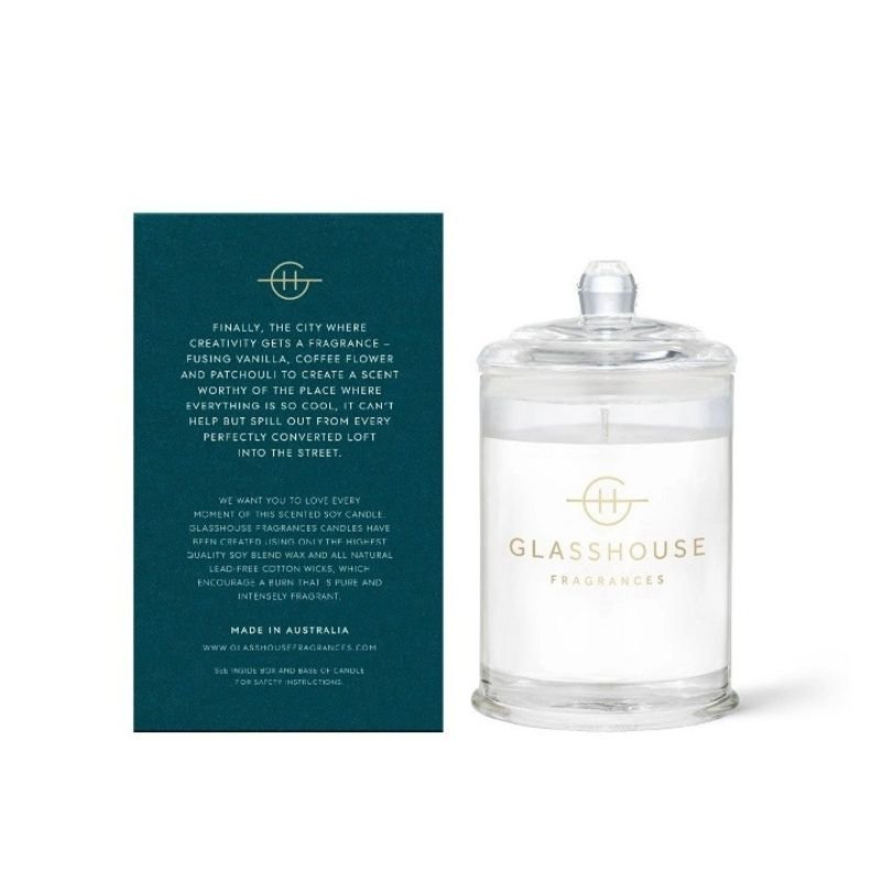 Glasshouse Fragrances Melbourne Muse Coffee Flower & Vanilla 60g