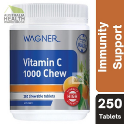 Wagner Vitamin C 1000 Chewable 250 Tablets March 2024