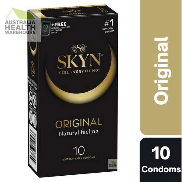Ansell SKYN Original Condoms 10 Pack July 2028