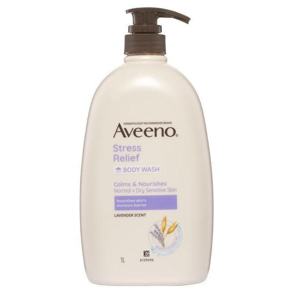 Aveeno Stress Relief Body Wash 1 Litre May 2026