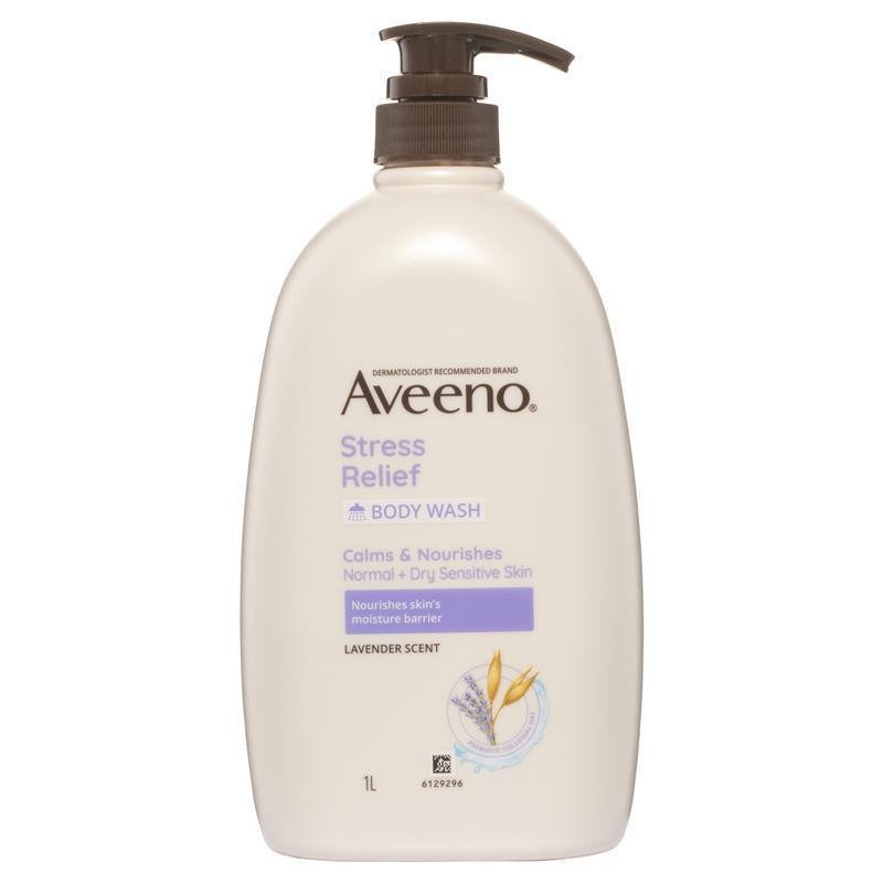 [Expiry 05/2026] Aveeno Stress Relief Body Wash 1 Litre