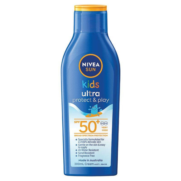 [Expiry: 09/2025] Nivea Sun Kids SPF50+ Ultra Protect & Play Sunscreen 200mL