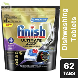 Finish Powerball Ultimate Plus Material Care Dishwasher Tablets 62 Pack