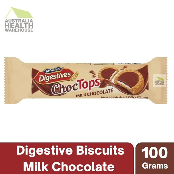 Expiry Date: 11/09/24 McVitie's Digestives ChocTops Milk Chocolate 100g