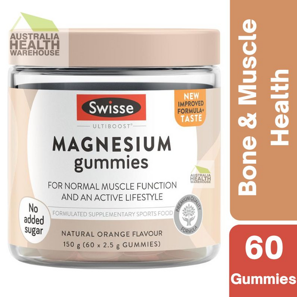 Swisse Ultiboost Magnesium 60 Gummies December 2024