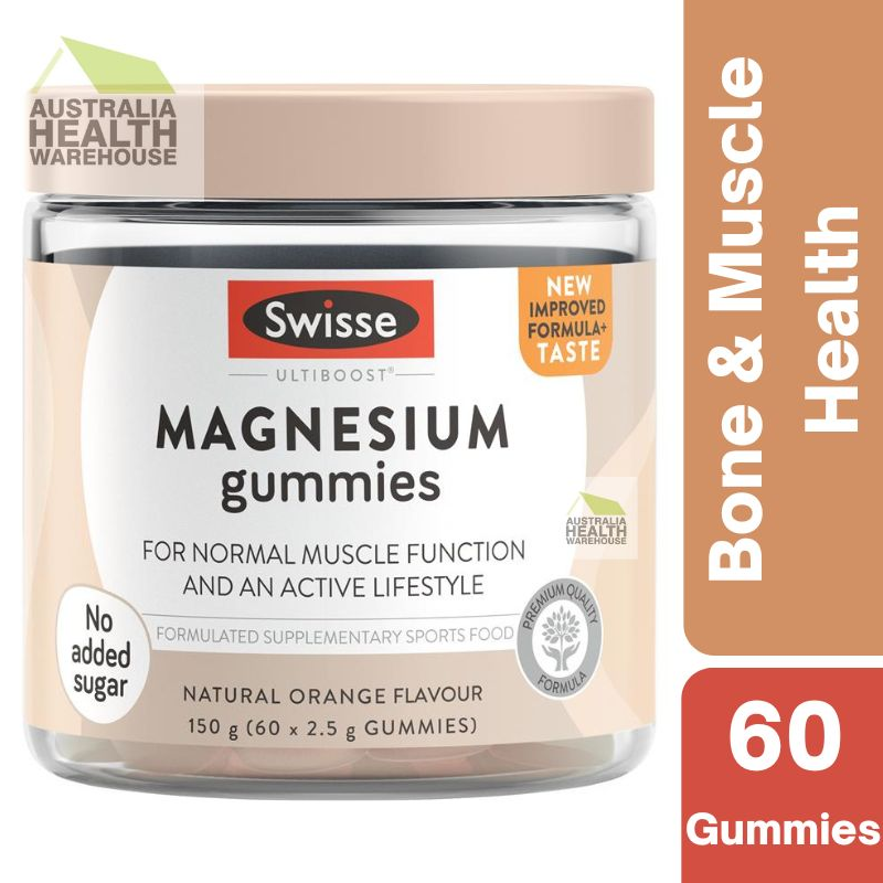 Swisse Ultiboost Magnesium 60 Gummies June 2023