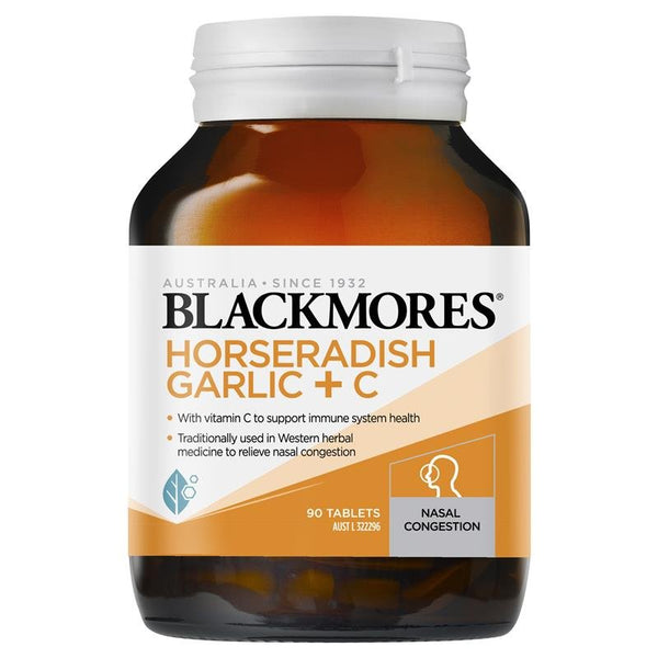 [Expiry: 03/2025] Blackmores Horseradish Garlic + C 90 Tablets