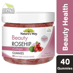 Nature’s Way Beauty Rosehip + Collagen 40 Gummies December 2022