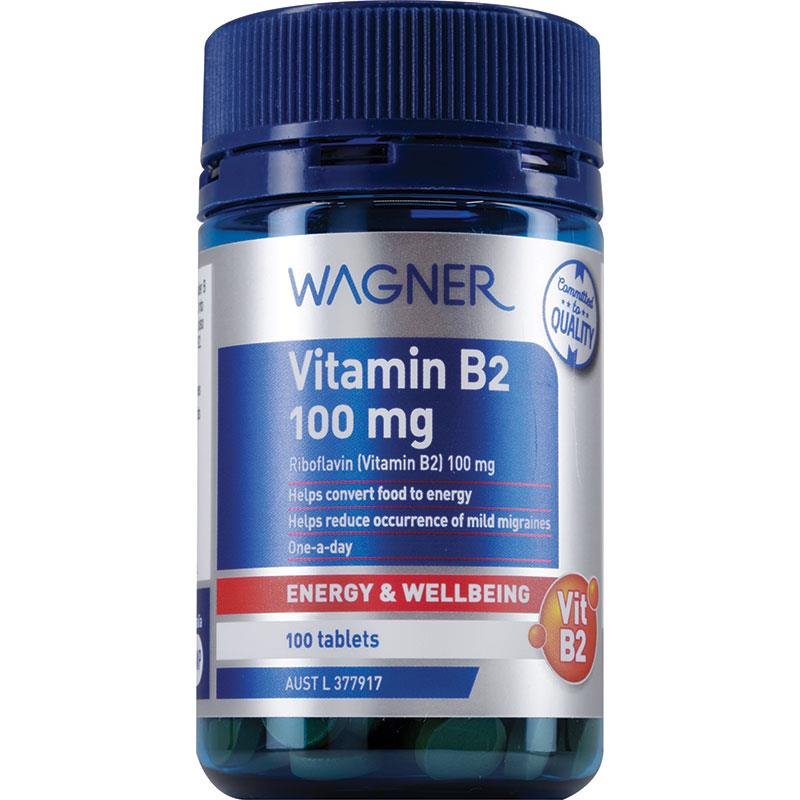 [Expiry: 11/2025] Wagner Vitamin B2 100mg 100 Tablets