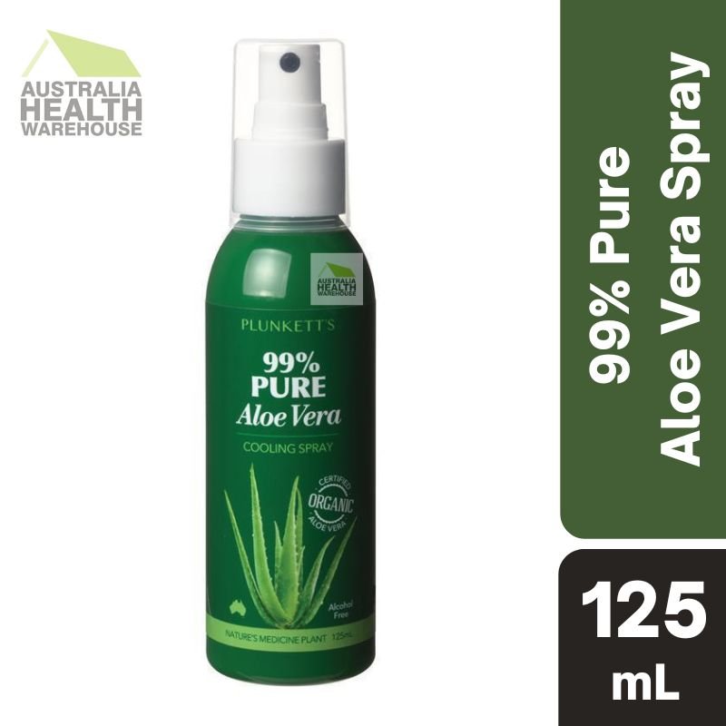 Plunkett's 99% Pure Aloe Vera Cooling Spray 125mL February 2025