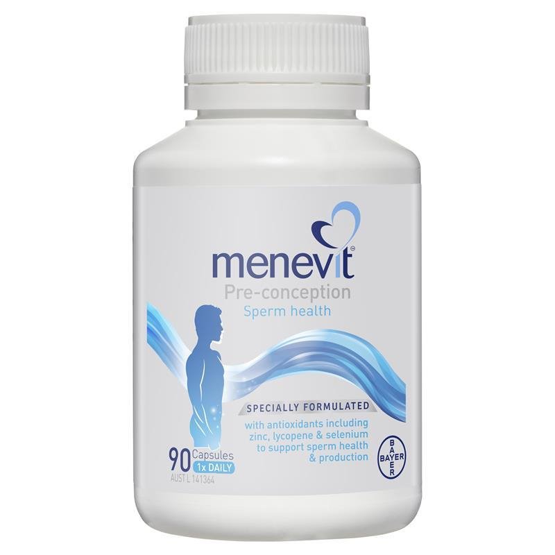 Menevit Pre-Conception Sperm Health 90 Capsules December 2024