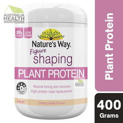 Nature's Way Figure Shaping Plant Protein Vanilla 400g November 2024