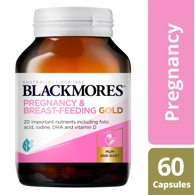Blackmores Pregnancy and Breastfeeding Gold 60 Capsules February 2025