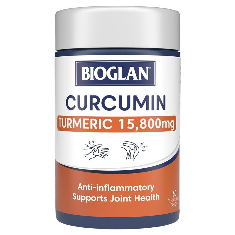 [Expiry: May 2025] Bioglan Curcumin Turmeric 15,800mg 60 Tablets