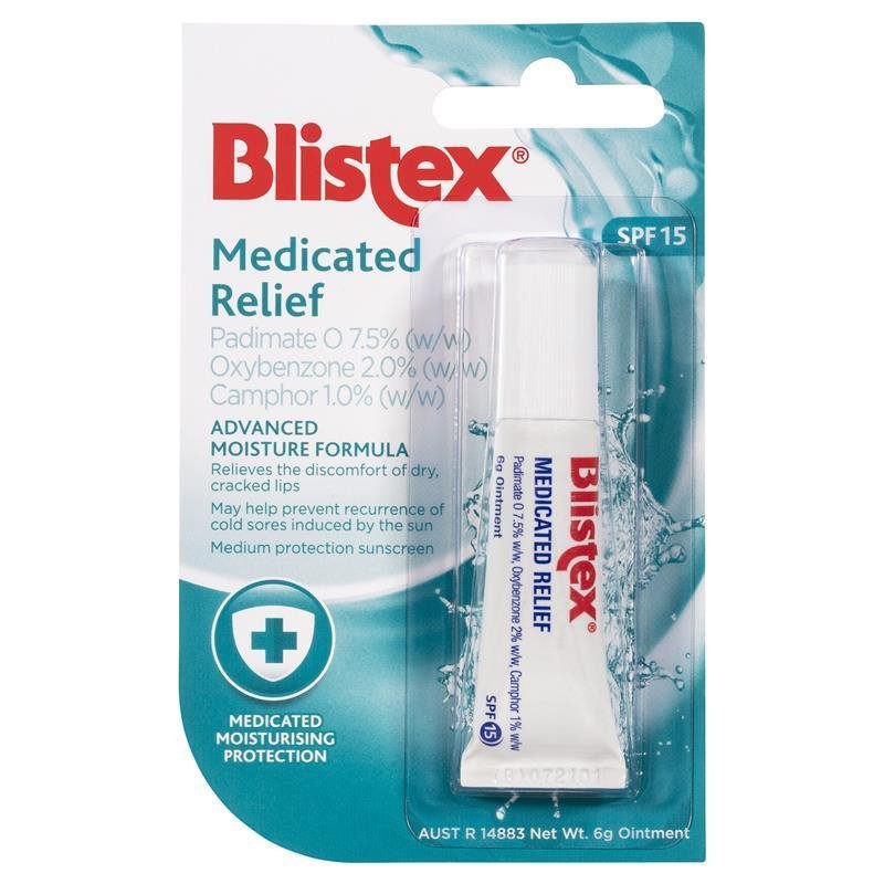 Blistex Medicated Relief Tube 6g September 2025