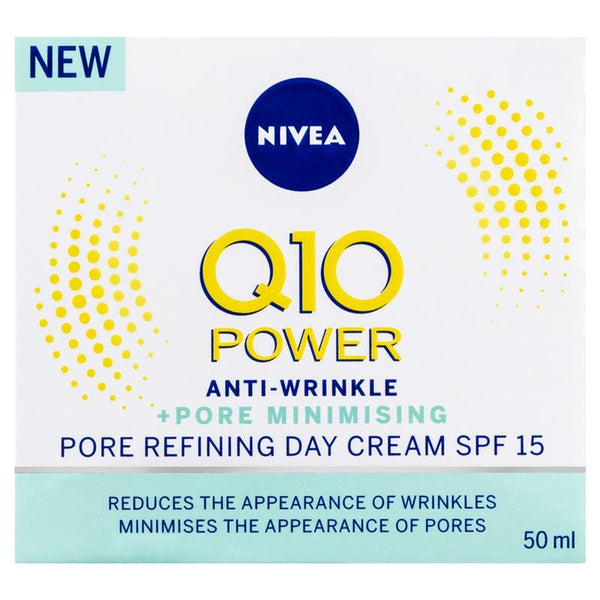 Nivea Q10 Power Anti-Wrinkle + Pore Minimising Day Cream SPF15 50mL