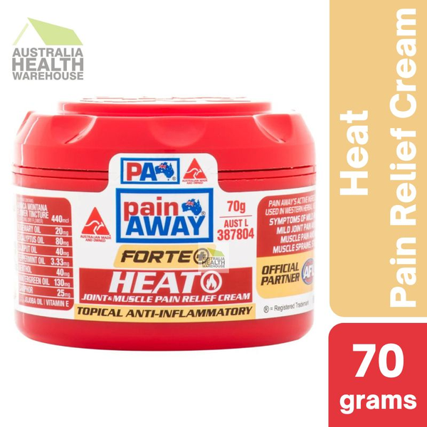 [CLEARANCE: 06/2024] Pain Away Forte+ Heat Joint & Muscle Pain Relief Cream 70g
