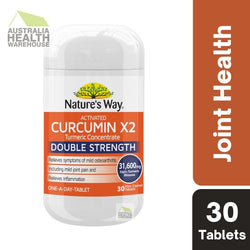 Nature's Way Activate Curcumin Double Strength One-A-Day 30 Tablets  July 2024