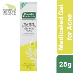 [Expiry: 09/2027] Thursday Plantation Tea Tree Medicated Gel For Acne 25g