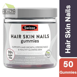Swisse Beauty Hair Skin Nails 50 Gummies June 2024
