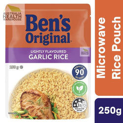 Ben's Original Lightly Flavour Garlic Rice Microwave Rice Pouch 250g