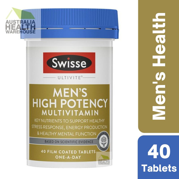 [Expiry: 11/2025] Swisse Ultivite Men's High Potency Multivitamin 40 Tablets