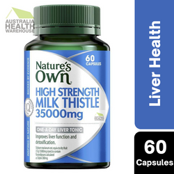 [CLEARANCE: 06/2024] Nature's Own High Strength Milk Thistle 35000 60 Capsules