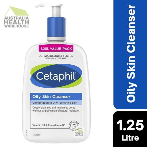 [Expiry: 09/2025] Cetaphil Oily Skin Cleanser 1.25 Litre