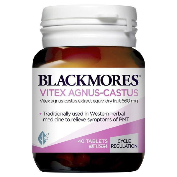 Blackmores Vitex Angus-Castus 40 Tablets April 2025