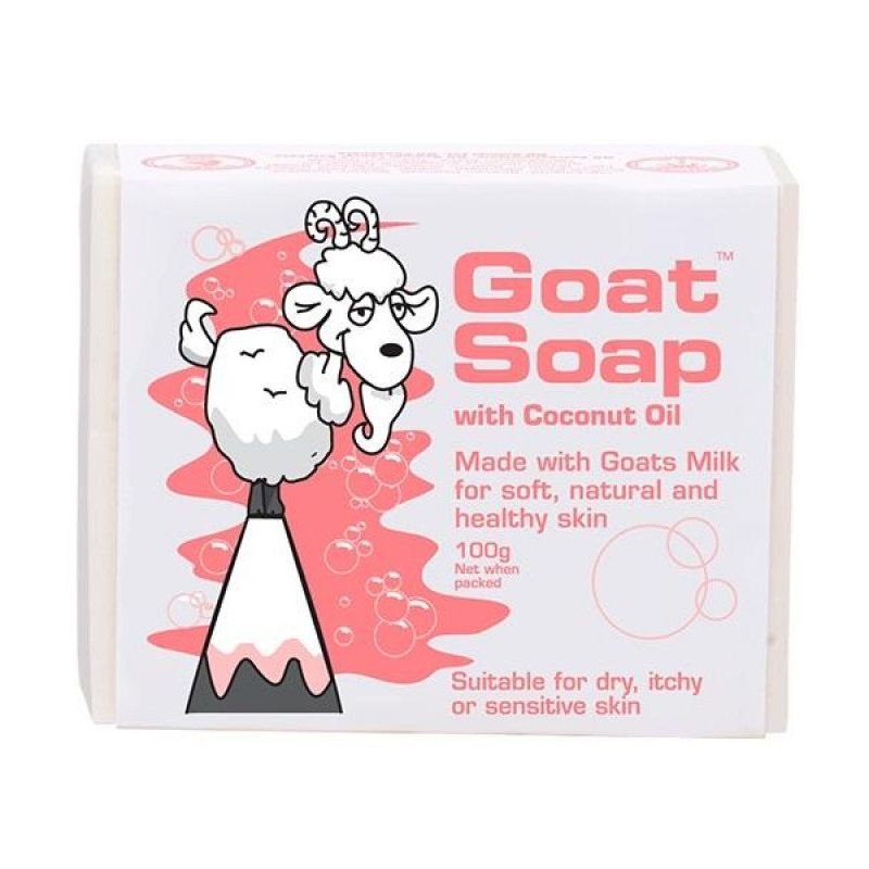 Goat Soap with Coconut Oil Value Pack (4 x 100g Soap Bars)