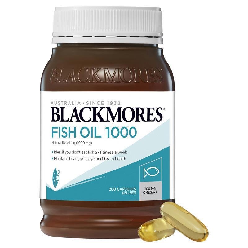 [Expiry: 06/2026] Blackmores Fish Oil 1000mg 200 Capsules