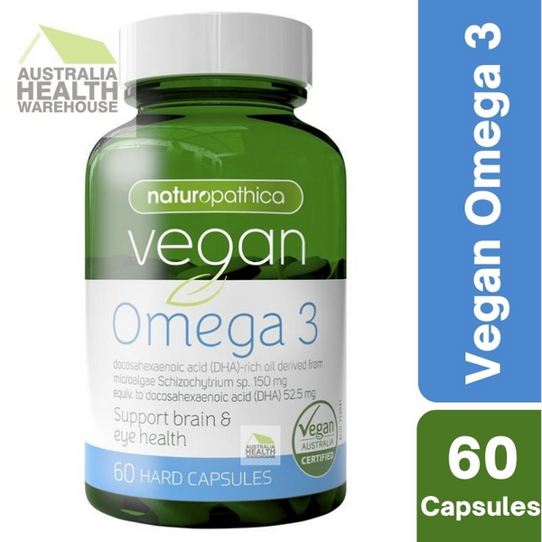 Naturopathica Vegan Omega 3 60 Capsules August 2024
