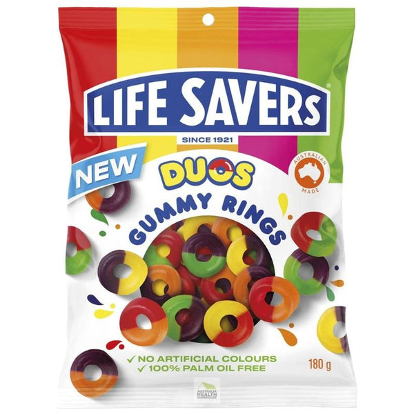 Lifesavers Duos Gummy Rings 180g [29 May 2024]