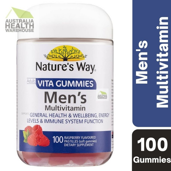 [Expiry: 11/2024] Nature's Way Vita Gummies Adult Men's Multivitamin 100 Pastilles