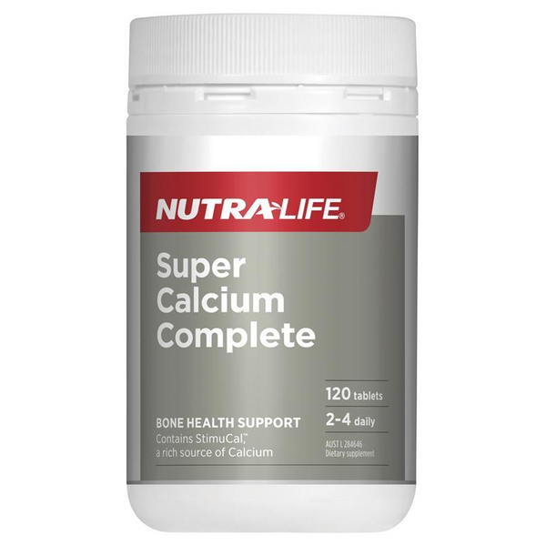[CLEARANCE: 19/05/2024] Nutra-Life Super Calcium Complete 120 Tablets