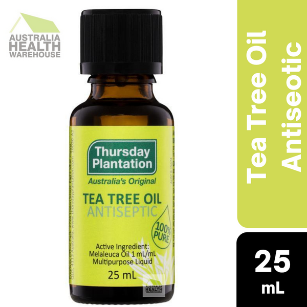 Thursday Plantation 100% Pure Tea Tree Oil 25mL April 2025