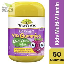 Nature's Way Kids Smart Vita Gummies Multi Vitamin & Vegies 60 Pastilles November 2023