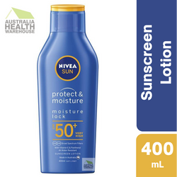 Nivea Sun Protect & Moisture Sunscreen SPF50+ Lotion 400mL March 2025