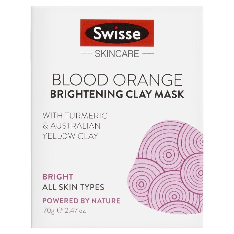 Swisse Blood Orange Brightening Clay Mask 70g
