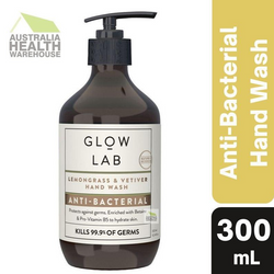Glow Lab Lemongrass & Vetiver Hand Wash Anti-Bacterial 300mL December 2024